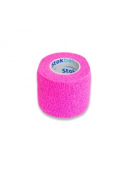 Cohesive Bandage PINK 5 x 4,5 - elastingas lipnus tvarstis