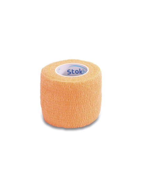 Cohesive bandage BEIGE 5 x 4.5 - elastic self-adhesive bandage