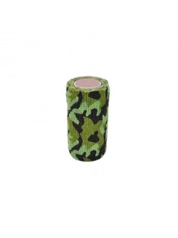 Bandaj coeziv GREEN CAMO 10 x 4,5 - bandaj elastic autoadeziv*