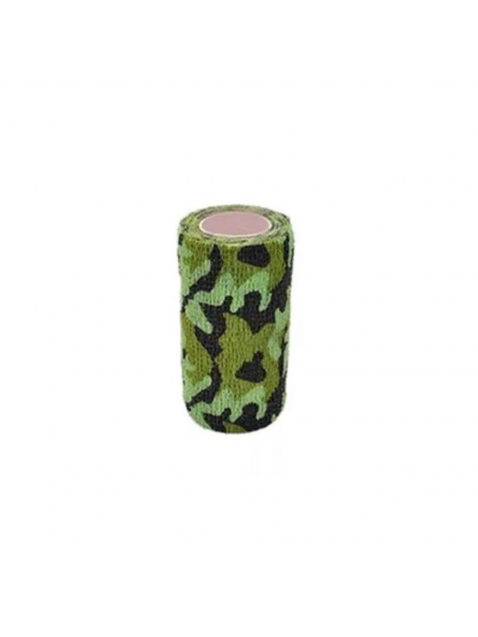 Cohesive Bandage GREEN CAMO 10 x 4.5 - elastic self-adhesive bandage*