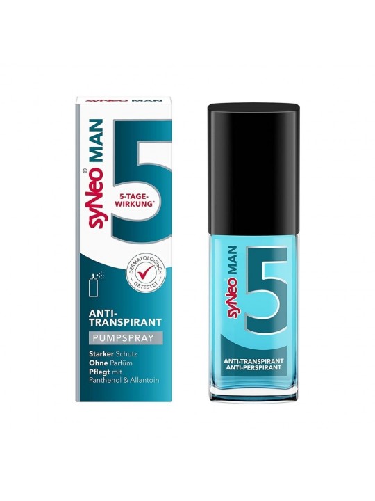 SyNeo 5 MAN - deodorant spray de 5 zile impotriva transpiratiei excesive pentru barbati 30 ml