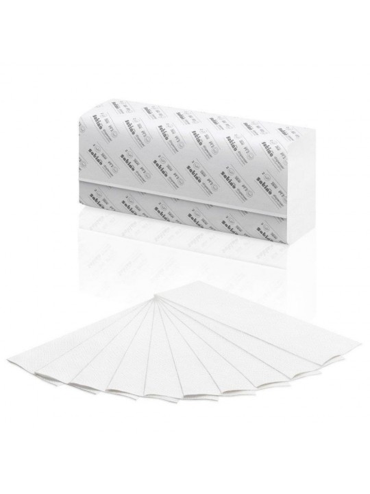 Papierhandtücher ZZ Satino von Wepa 200 Blatt WEISS 2 Lagen