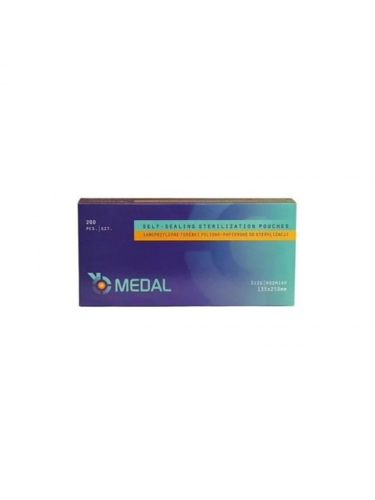 Medal Foil and paper bags for sterilization, size 135x250