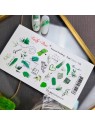 True Color Water Nail Stickers-110*