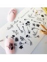Water Decals For Nails Black-82