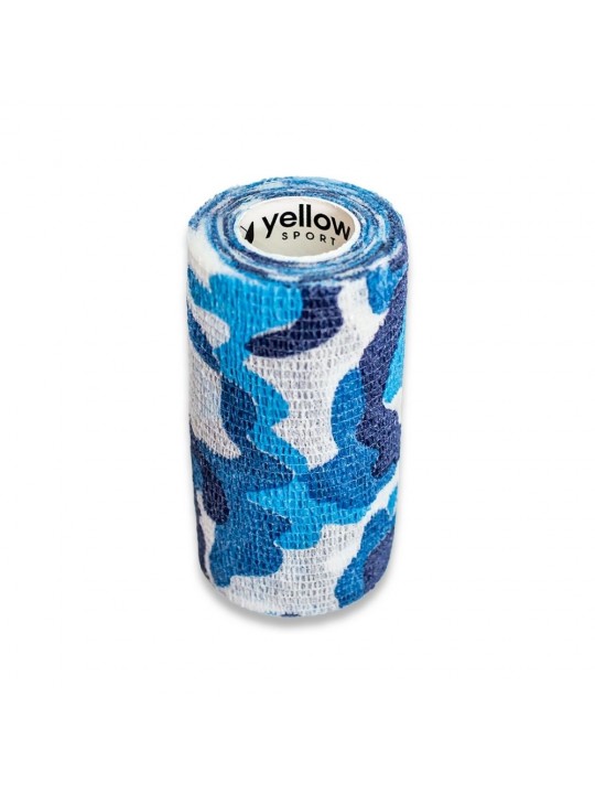 Cohesive Bandage BLUE CAMO 10 x 4.5 - elastic self-adhesive bandage