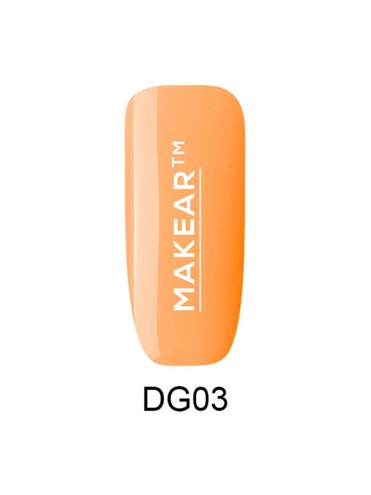 Lac de unghii hibrid Makear Sweet&Tasty French Orange DG03 - 8ml