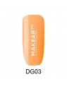 Lac de unghii hibrid Makear Sweet&Tasty French Orange DG03 - 8ml