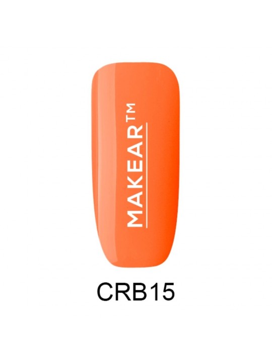 Makear Rubber Base Juicy Sparking Orange - Colored Rubber Base CRB15