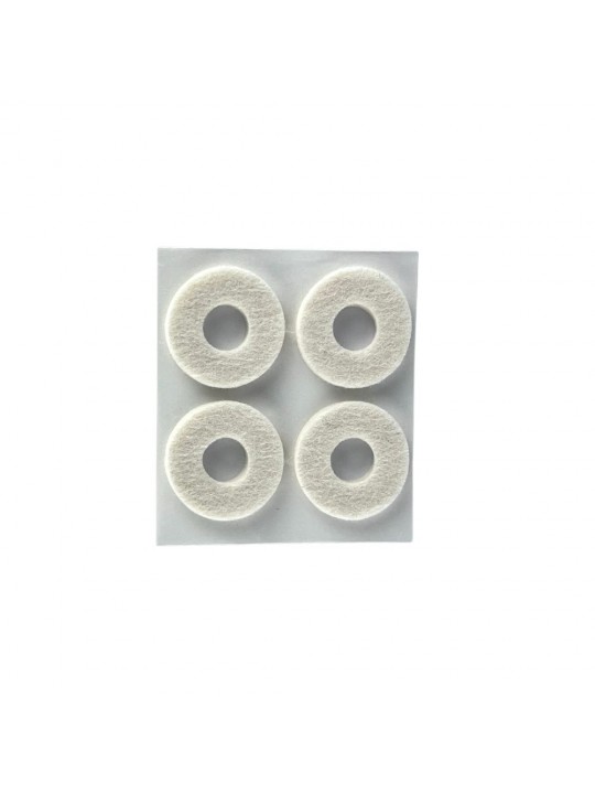 HAPLA Cut Pads - Vlies-Zugentlastungen, 5 mm Durchmesser, 3,5 cm Kreis, 4 Stk.