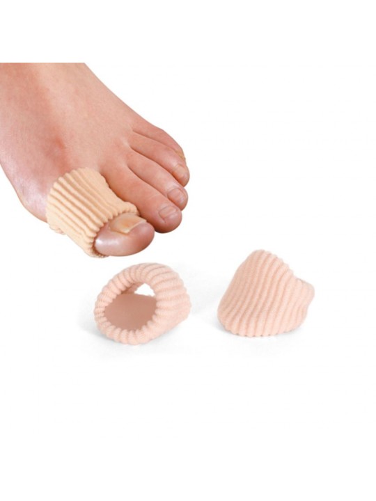 HAPLA Gel Digital Pad -- Flexible tube ring, relieves pressure points on toes S 1 pc.