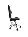 Swivel medical chair with high cross backrest