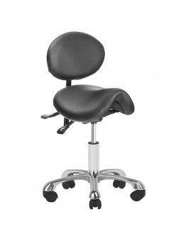 Taboret kosmetyczny 1025 czarny Giovanni