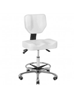 Kosmetinė taburetė A-4299 balta