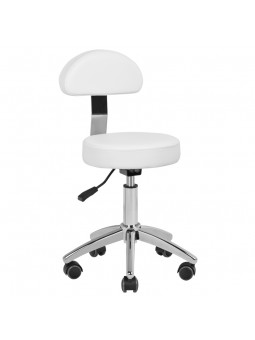 Cosmetic pedicure stool 304-P white