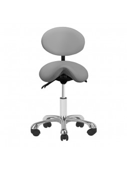 Taboret kosmetyczny 1025 szary Giovanni