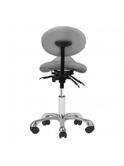 Taboret kosmetyczny 1025 szary Giovanni