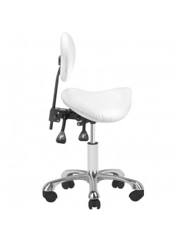 Taboret kosmetyczny 1025 biały Giovanni