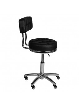 Kosmetikhocker AM-877, schwarz