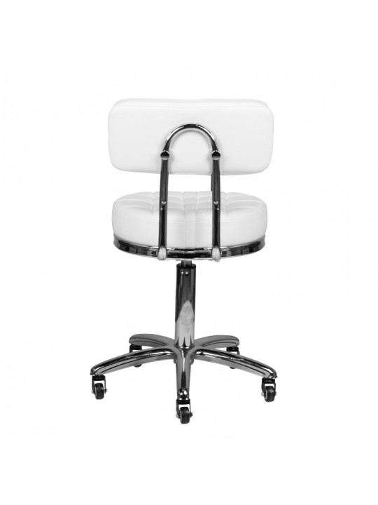 Cosmetic stool AM-877 white