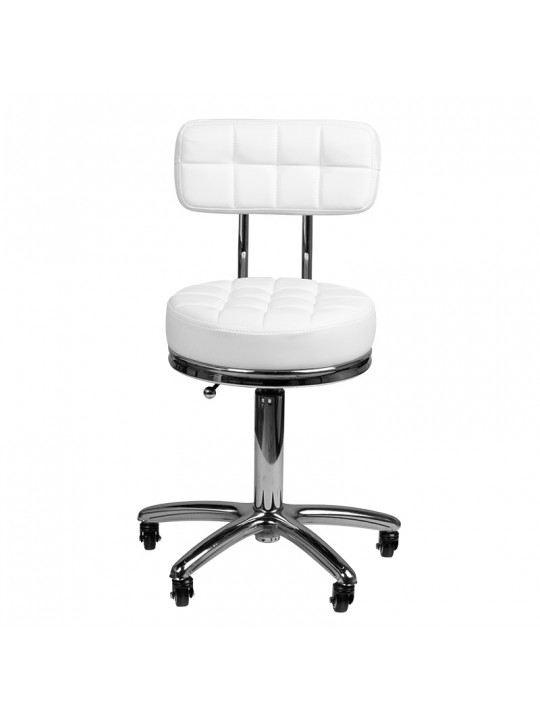 Cosmetic stool AM-877 white
