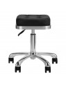 Cosmetic stool M-1645 silver and black