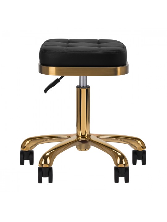 Cosmetic stool M-1645 gold black