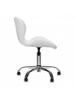 Taboret kosmetyczny QS-06 biały