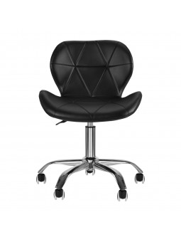 QS-06 Kosmetikhocker, schwarz