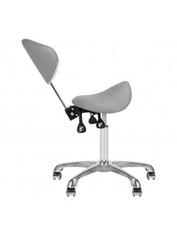 Taboret kosmetyczny 1004 Giovanni szary