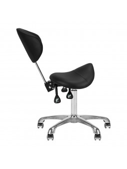 Taboret kosmetyczny 1004 Giovanni czarny