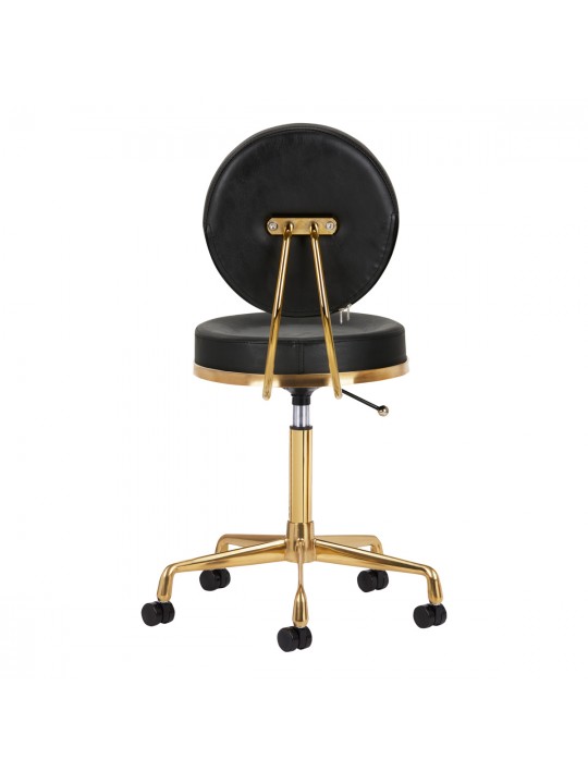 Kozmetikai szék H5 arany fekete
