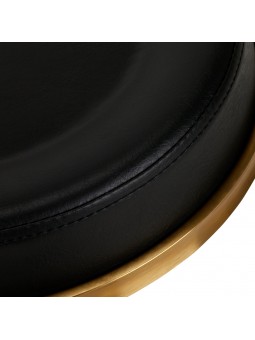H5 cosmetic stool, gold, black
