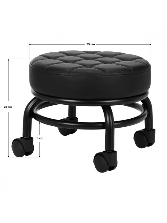 Cosmetic pedicure stool H-13 black