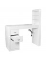 Cosmetic desk 310 with cassette absorber, white, right