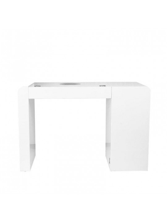 Cosmetic desk 312 with cassette absorber, white, right