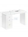 Cosmetic desk 312 with cassette absorber, white, right