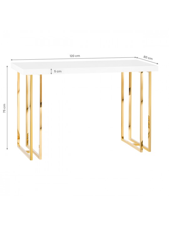 Agnes T08 cosmetic desk, white