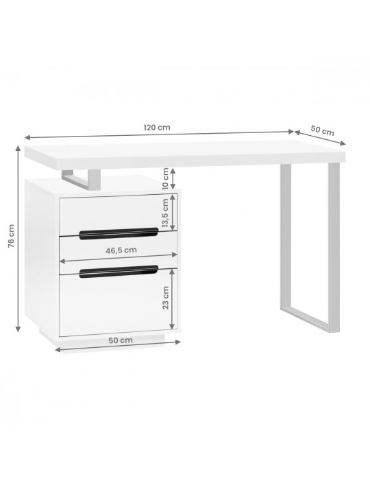 Birou cosmetic 3311S alb