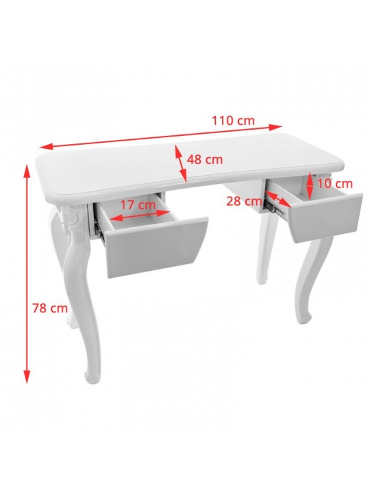 Azzurro Desk Style 2049 alb