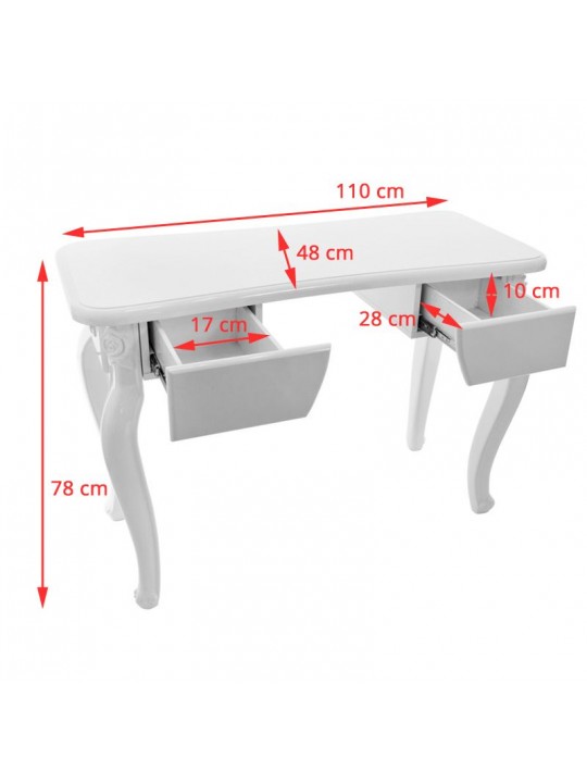 Azzurro Styl 2049 white desk