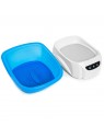 Azzurro shower tray with massager