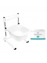 Pedicure shower tray with adjustable height Syis refreshing foot pearls
