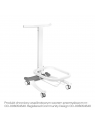Comfort pedicure tray on wheels with Lift function