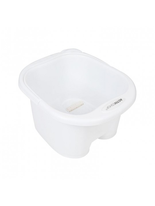 White pedicure bowl with rollers Activeshop