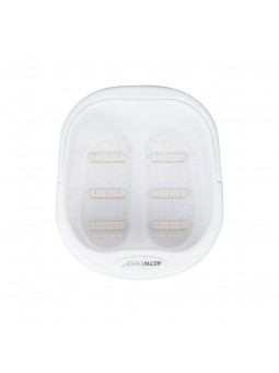 White pedicure bowl with rollers Activeshop