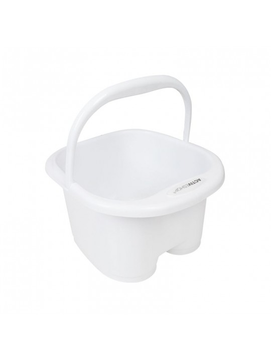 White pedicure bowl with rollers Activeshop