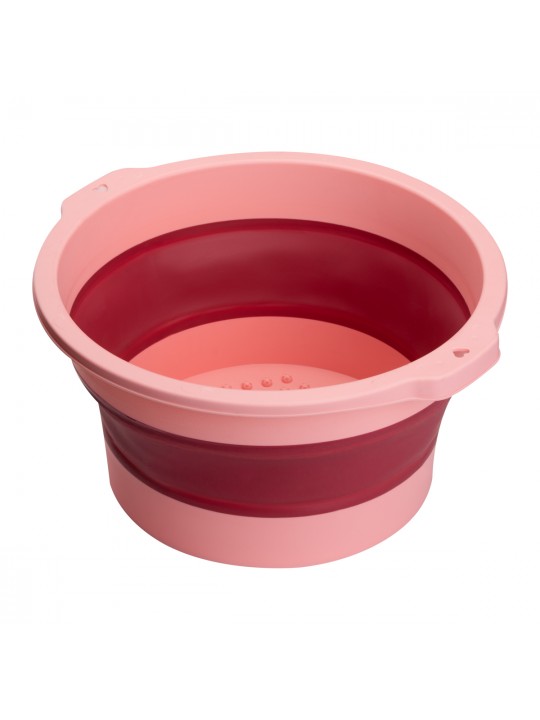 Pink foldable pedicure bowl