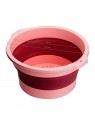 Pink foldable pedicure bowl