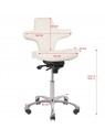 Azzurro Special 052 white beauty chair